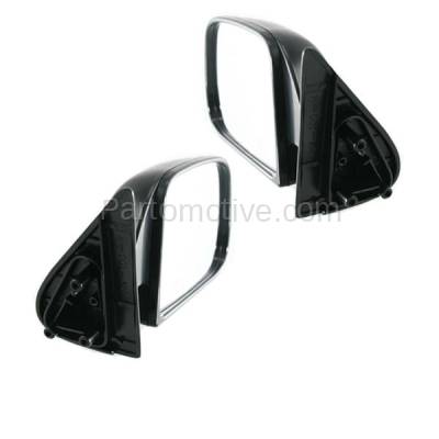 Aftermarket Replacement - MIR-1275L & MIR-1275R 1989-1995 Toyota Pickup Truck (For Models without Vent Window) Rear View Mirror Assembly Manual, Folding, Non-Heated SET PAIR Left & Right Side - Image 3