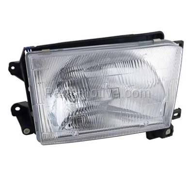 Aftermarket Replacement - HLT-1611R 1996-1998 Toyota 4Runner (Base, Limited, SR5) Front Halogen Headlight Assembly Lens Housing with Bulb Right Passenger Side - Image 2