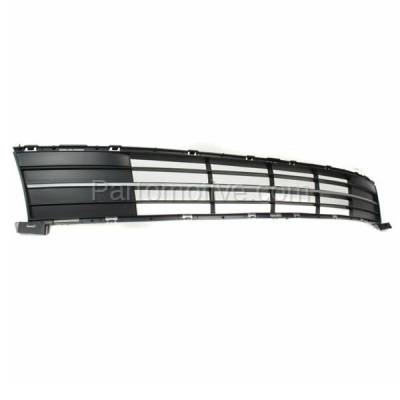 Aftermarket Replacement - GRL-2065 2009-2013 Mazda 6 (4Cyl 6Cyl, 2.5L 3.7L Engine) Front Center Lower Bumper Cover Grille Assembly (with Silver Molding) Primed Plastic - Image 2