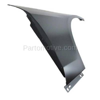 Aftermarket Replacement - FDR-1225R 2010-2016 Mercedes-Benz E-Class (Sedan & Wagon) Front Fender Quarter Panel (without Turn Signal Light Hole) Primed Aluminum Right Passenger Side - Image 2