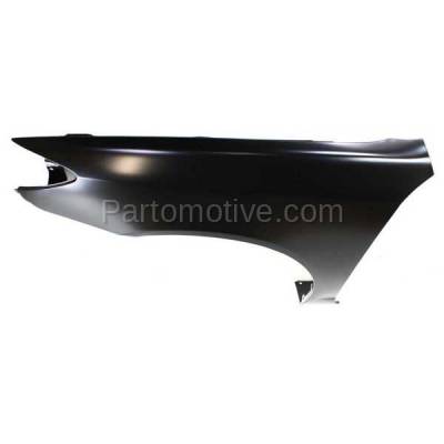 Aftermarket Replacement - FDR-1124LC CAPA 2002-2006 Toyota Camry (2.4 & 3.0 Liter Engine) Front Fender Quarter Panel (without Molding Holes) Primed Steel Left Driver Side - Image 2