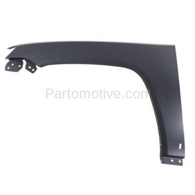 Aftermarket Replacement - FDR-1170LC CAPA 2011-2017 Jeep Compass (2.0 & 2.4 Liter) Front Fender Quarter Panel (without Molding Holes) Primed Steel Left Driver Side - Image 1