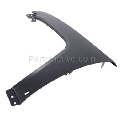 Aftermarket Replacement - FDR-1170LC CAPA 2011-2017 Jeep Compass (2.0 & 2.4 Liter) Front Fender Quarter Panel (without Molding Holes) Primed Steel Left Driver Side - Image 2