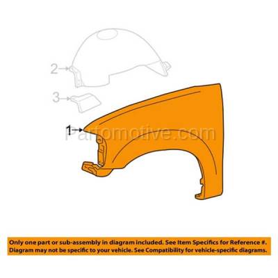 Aftermarket Replacement - FDR-1279L 2004-2008 Ford F-Series F150 Pickup Truck (excluding Heritage Models) Front Fender Quarter Panel (without Molding Holes) Left Driver Side - Image 3