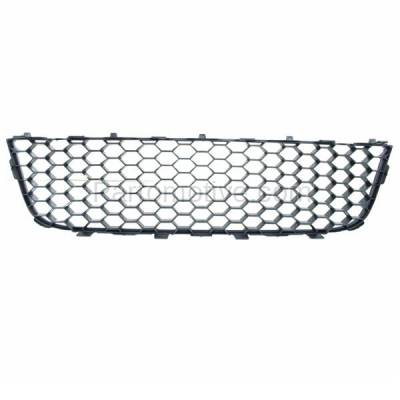 Aftermarket Replacement - GRL-2592 2006-2009 Volkswagen GTI & Rabbit Front Bumper Cover Lower Center Face Bar Grille Assembly Black Primed Shell with Honeycomb Insert - Image 3
