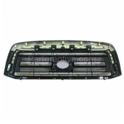 Aftermarket Replacement - GRL-2554 2010-2013 Toyota Tundra Pickup Truck (For Models with Sport Package) Front Grille Assembly Painted Black Shell & Insert Plastic - Image 3