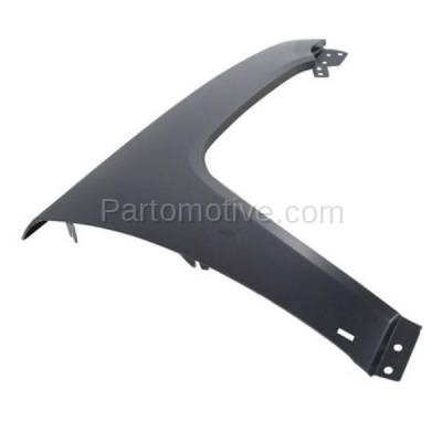 Aftermarket Replacement - FDR-1170R 2011-2017 Jeep Compass (2.0 & 2.4 Liter) Front Fender Quarter Panel (without Molding Holes) Primed Steel Right Passenger Side - Image 2